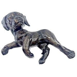 SUPER RARE Goebel Labrador Puppy Dog W Germany   30 038 12  LEG REPAIR